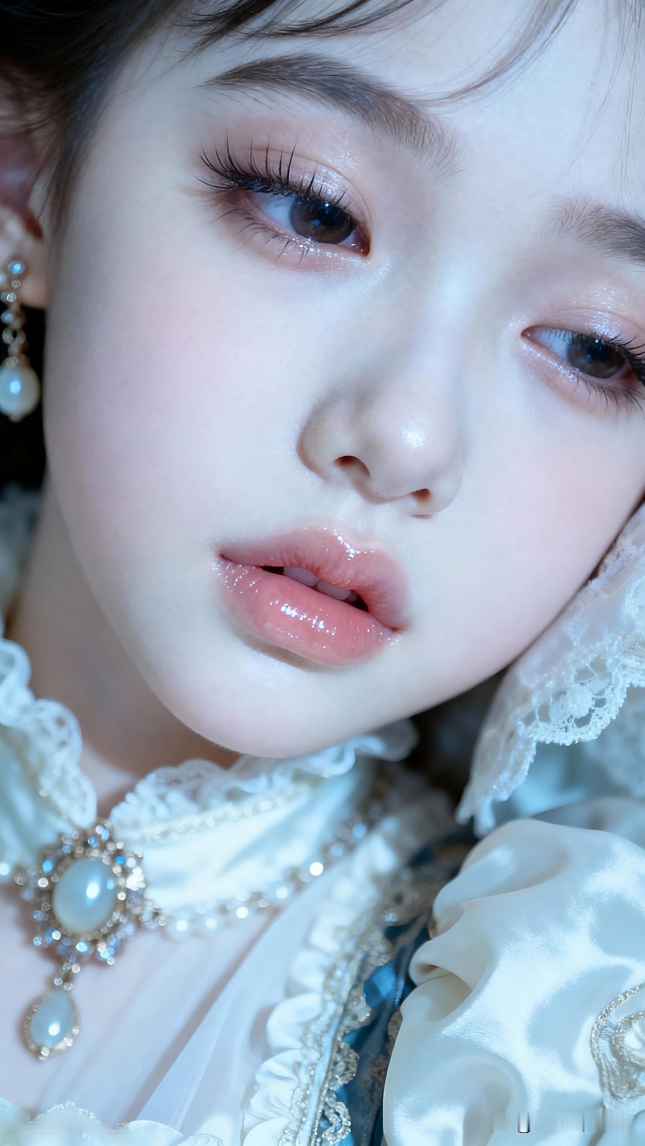 玉颜如花，倾国倾城。清雅脱俗的美到底长啥样？梦幻少女风，精致妆容与华丽服饰完美