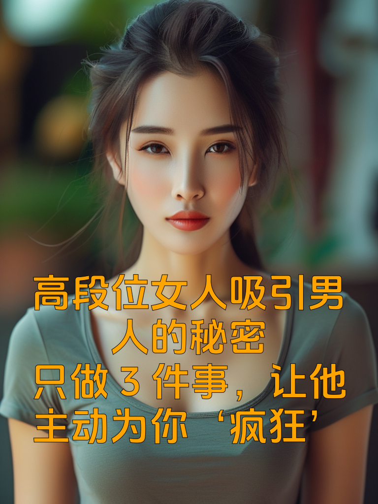高段位女人吸引男人的秘密：只做3件事，让他主动为你‘疯狂’！