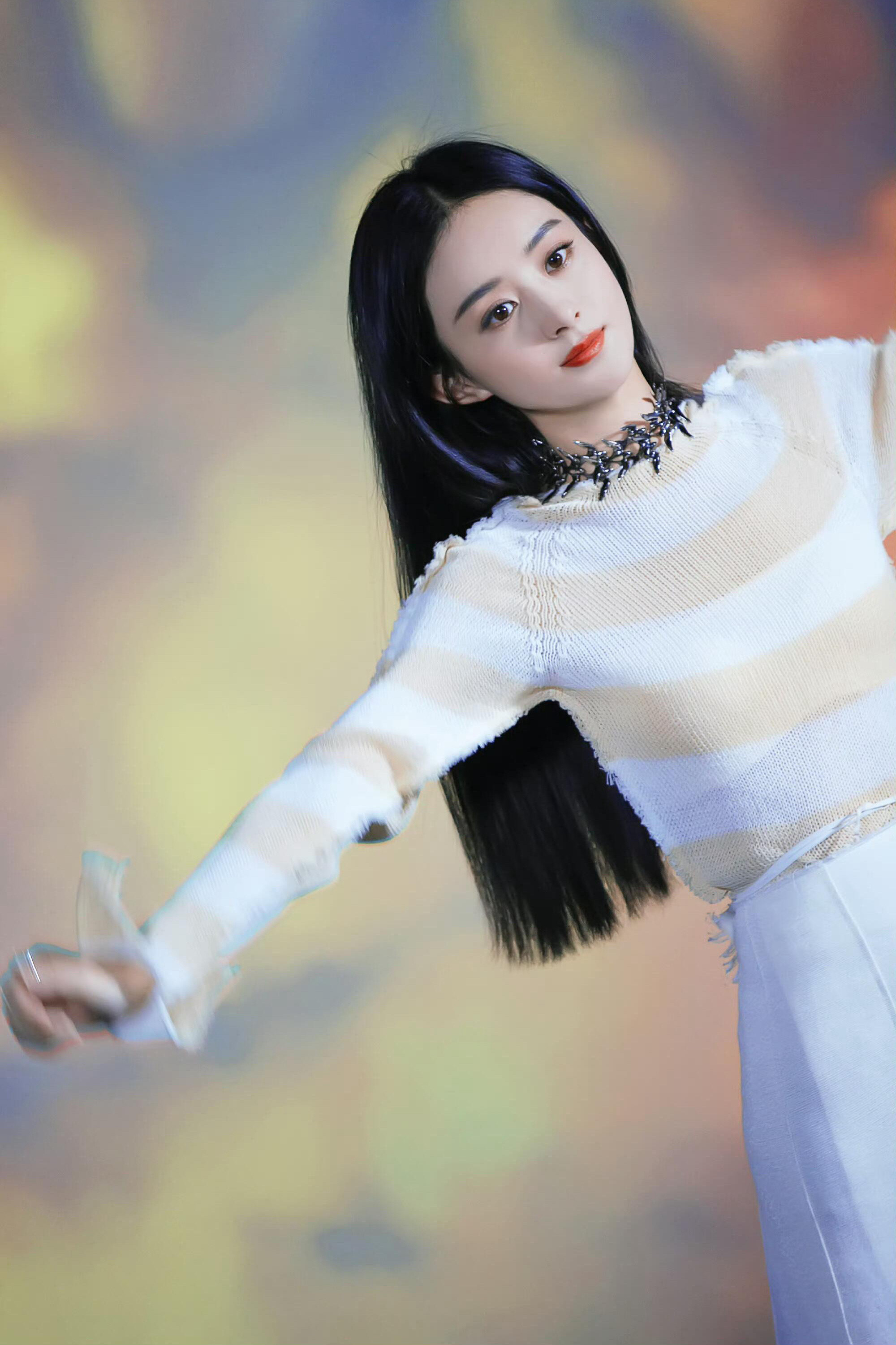 我又第n次想念赵丽颖黑长直啦古早剧里的清冷白月光