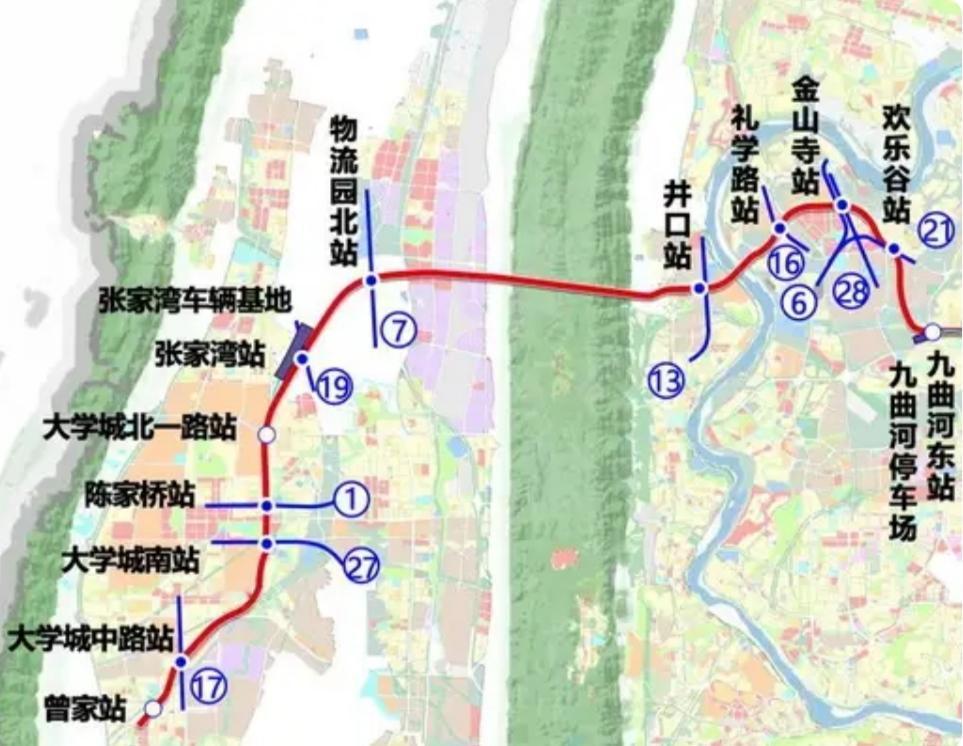 沙坪坝渝北铁哥们！15号线二期，2026年三区同跃