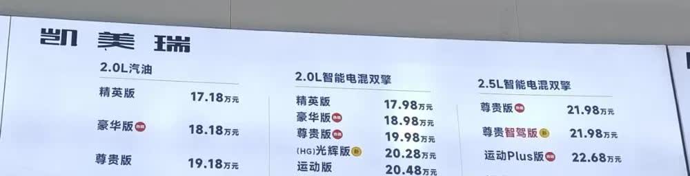 尊贵的凯美瑞车主:请问你们的车全款多少💰落地，我今天去谈的纯油豪华