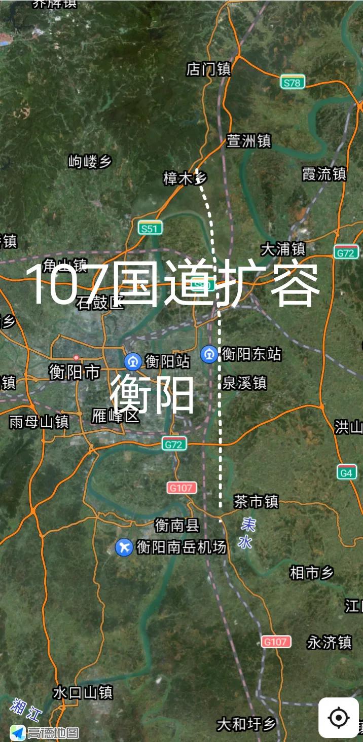 107国道扩建，岳阳宣布107国道岳阳段将全线扩容至4车道(部分六车道)，其实衡