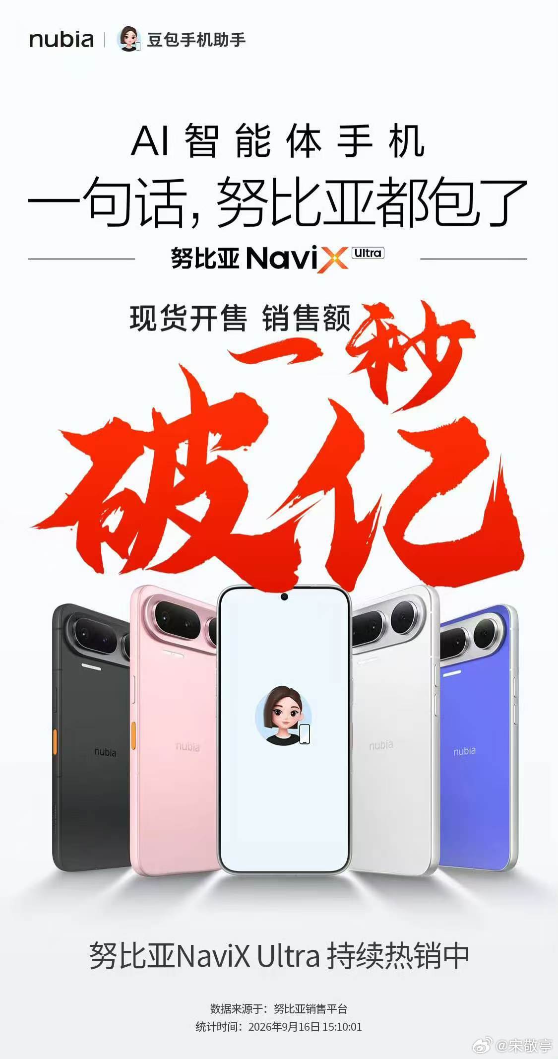 确实火了，努比亚NaviXUltra首销销售额秒破亿，足以看出大家对它的期待。