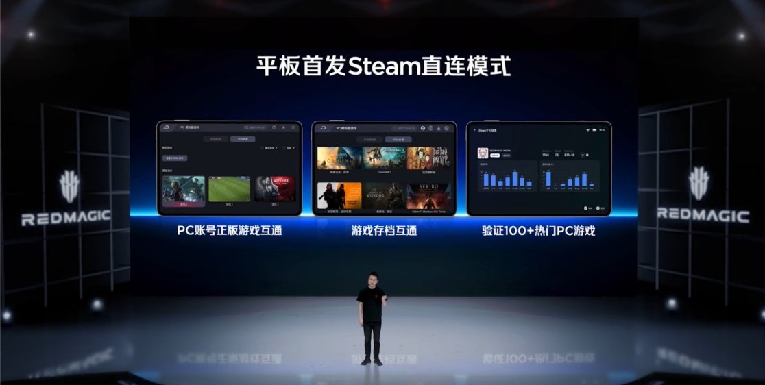 红魔游戏平板5Pro平板首发Steam直连模式红魔游戏平板5Pro①