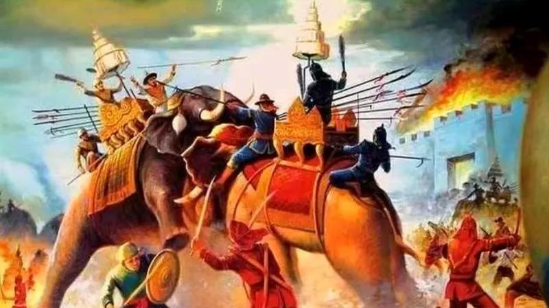 1767年，800八旗铁骑列阵，与3万装备精良的缅甸兵交战，800八旗精锐全部阵