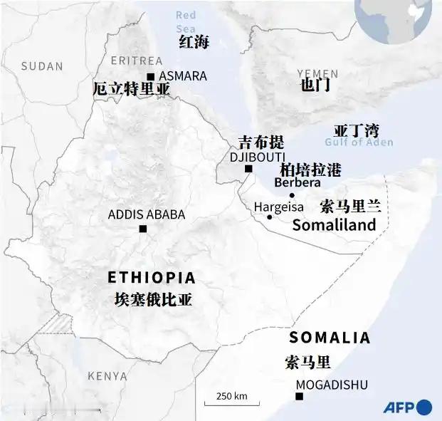 另类“卡脖子”！【1、3亿人口的埃塞俄比亚，被掐断出海口，目前正计划建设本国港口