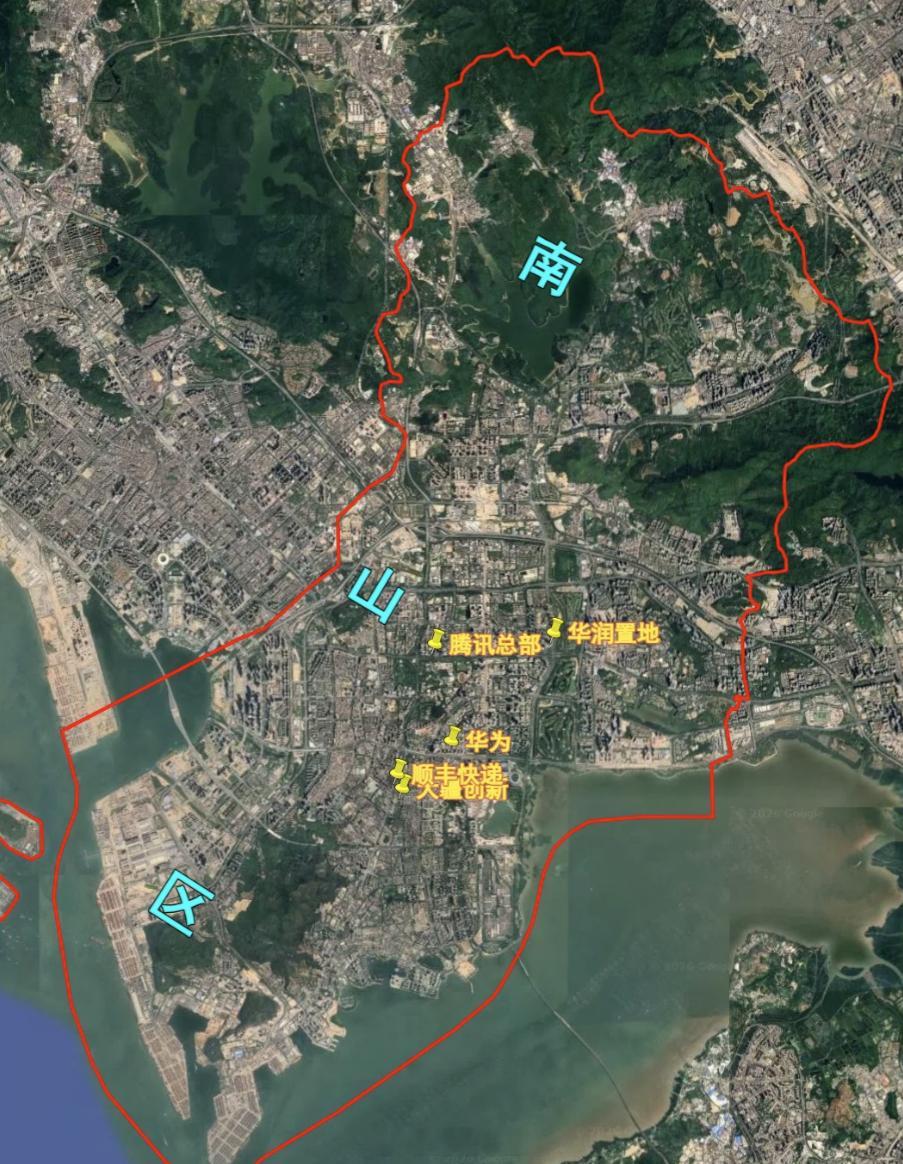2025年，全国首个“万亿级区县”诞生，就在我住的深圳南山区南山区地均GDP达5