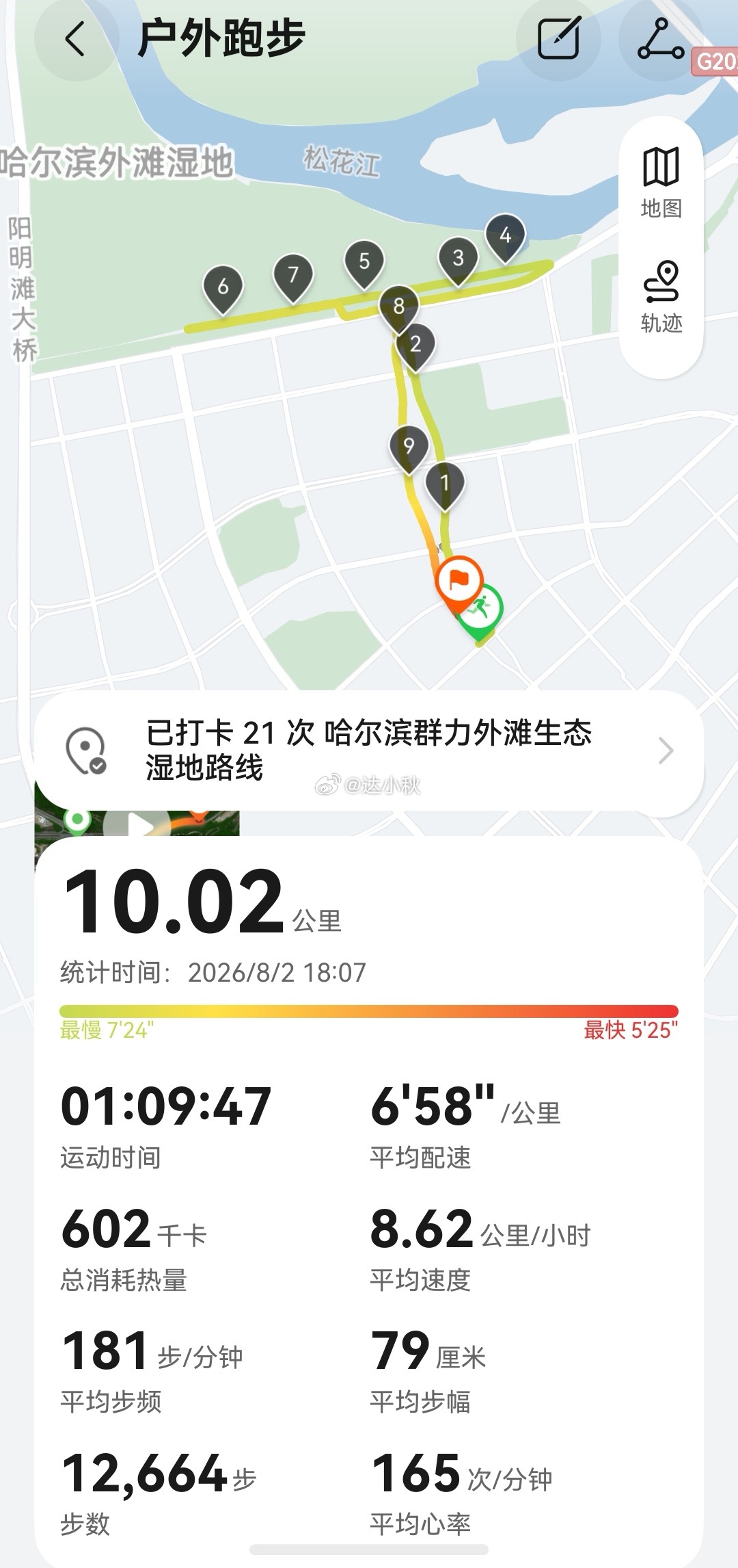 我就阳了10天没跑步心率就回退了去年有一次停了一个月没跑步也没说这样