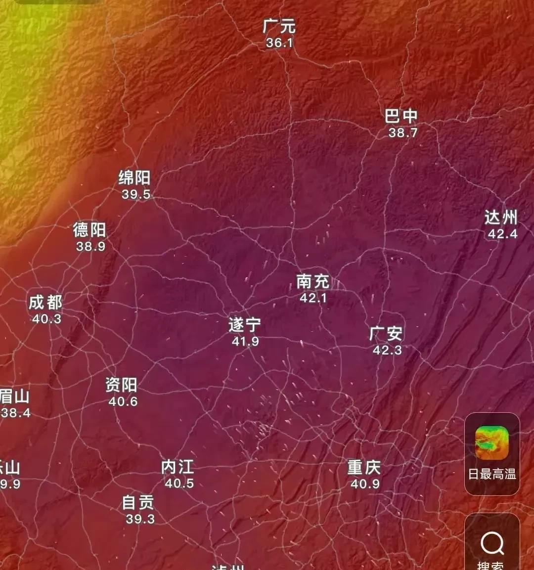成都有多热，40度都抵不住