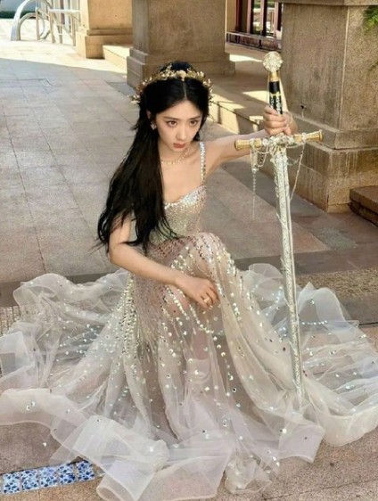 宫廷风➕珍珠，简直就是神女下凡