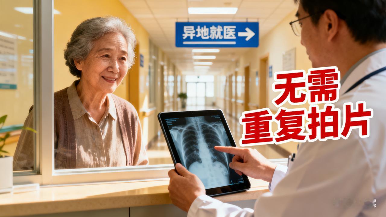 看病不用重复拍片子了！医保影像云跨省调阅落地，3类人直接受益异地就医最怕啥？
