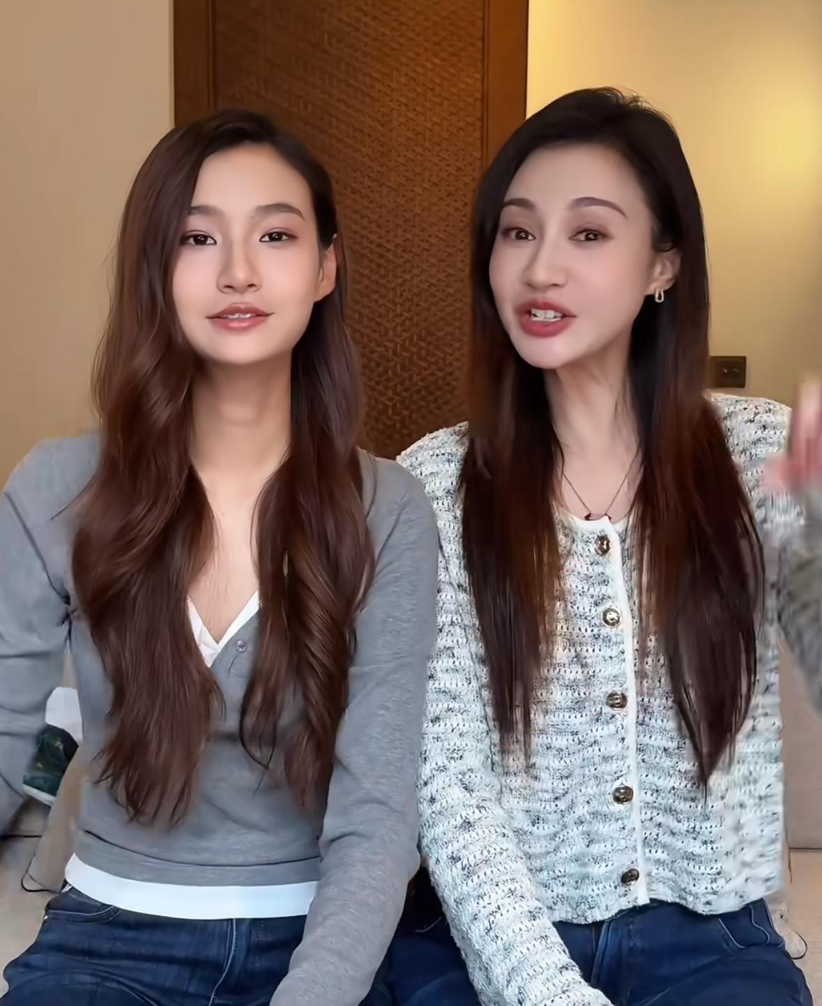 “江玉燕”女儿曝光，和妈妈长得又像又不像，，轮廓似五官不似，有女儿在身旁，杨雪也