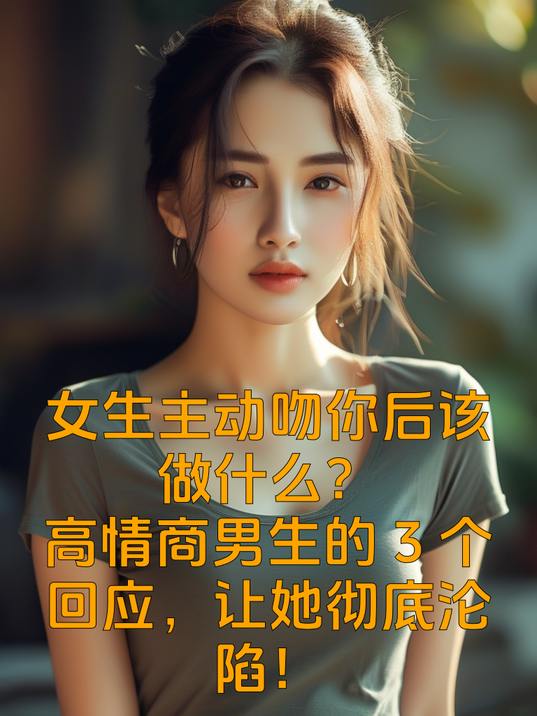 女生主动吻你后该做什么？高情商男生的3个回应，让她彻底沦陷！