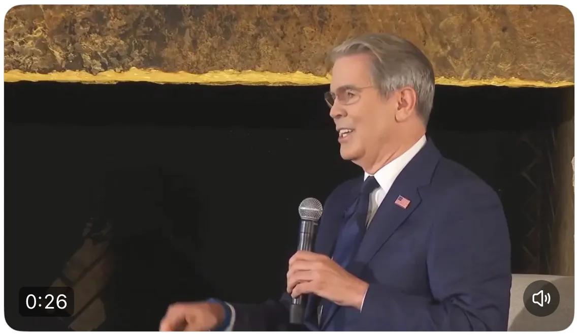 美国财政部长贝森特谈伊朗政权：“伊朗让我想起我小时候在南卡罗来纳州的日子。我们