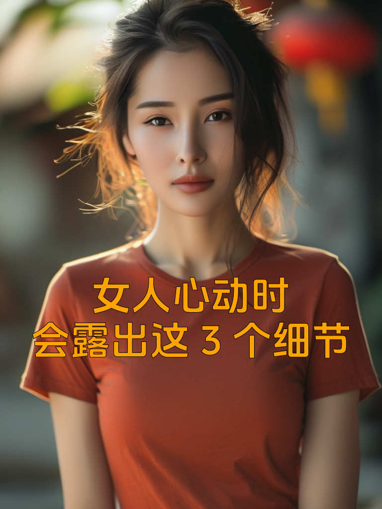 女人心动时，会露出这3个细节