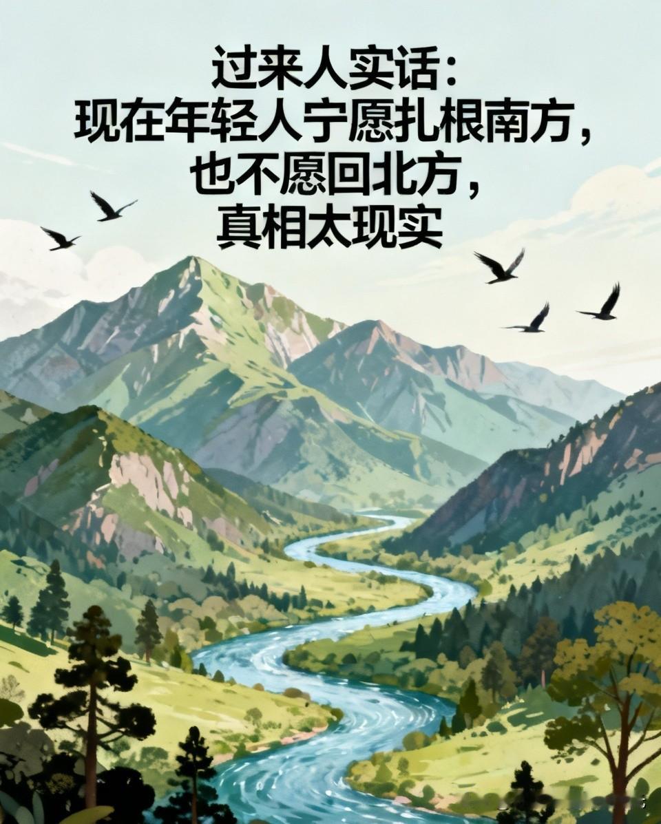 过来人实话：现在年轻人宁愿扎根南方，也不愿回北方，真相太现实一位上了岁数的