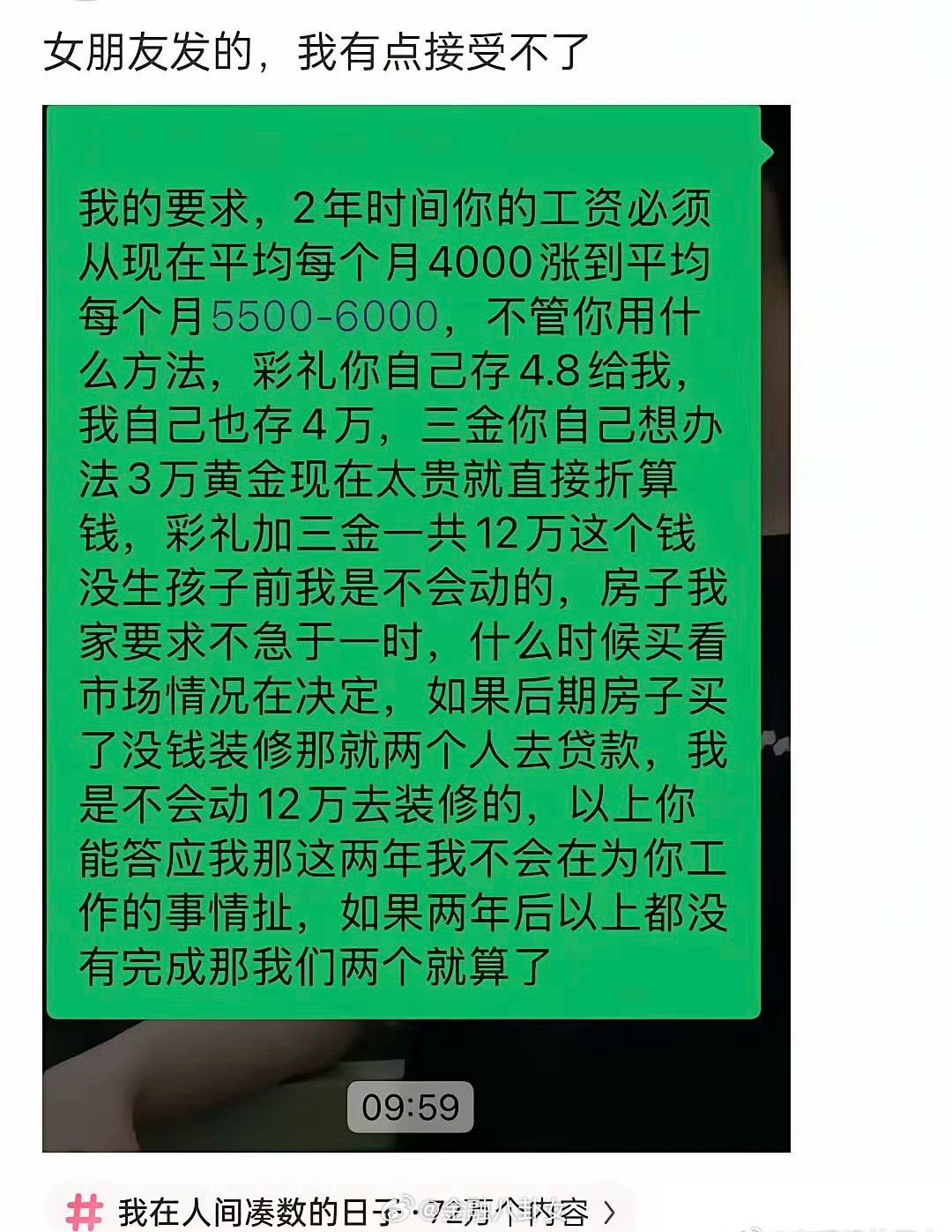 大家觉得能接受吗[思考]​​​
