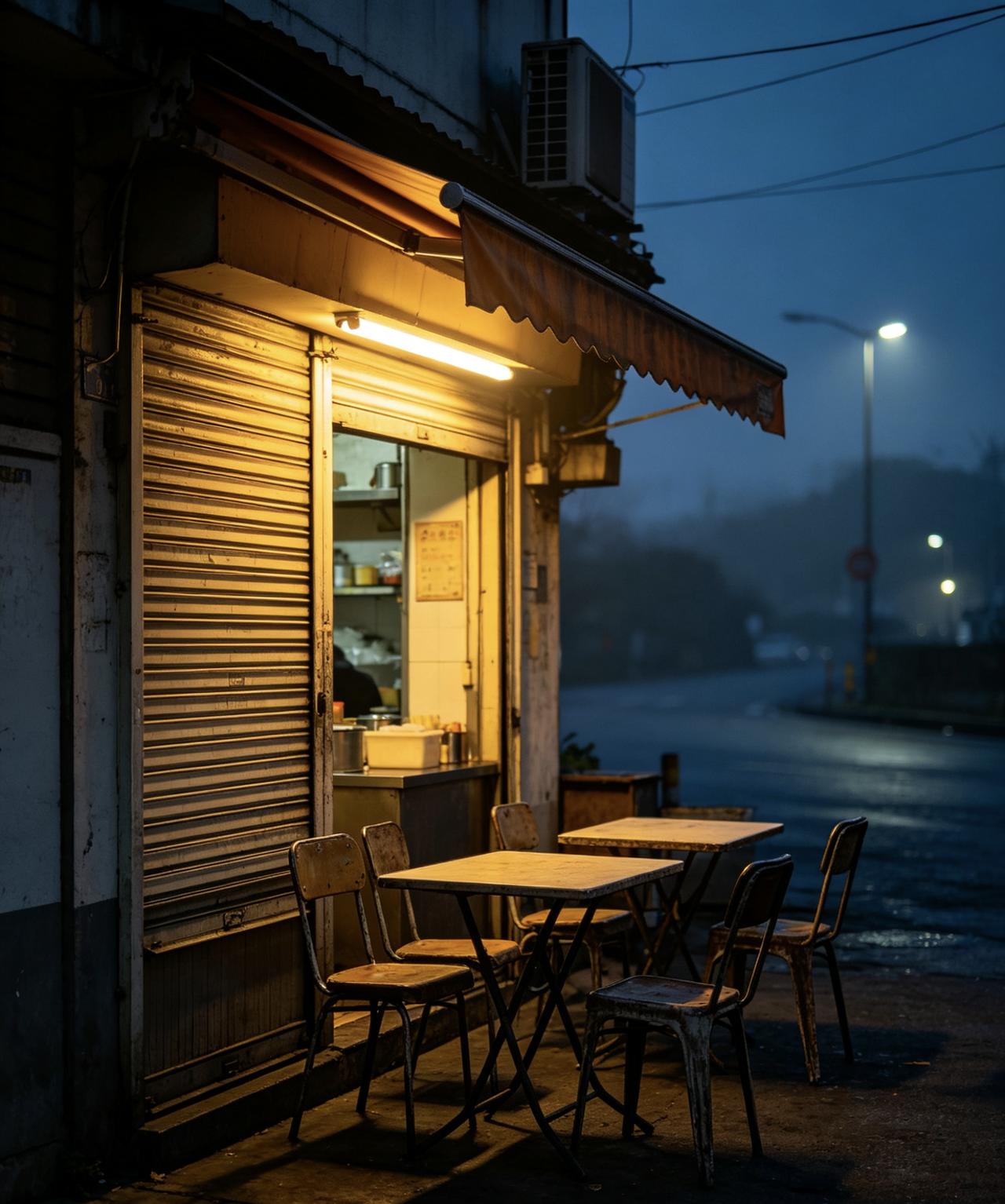 最后一碗面楼下早餐店的老板老周，是个哑巴。每天凌晨四点，他准时亮灯。揉面