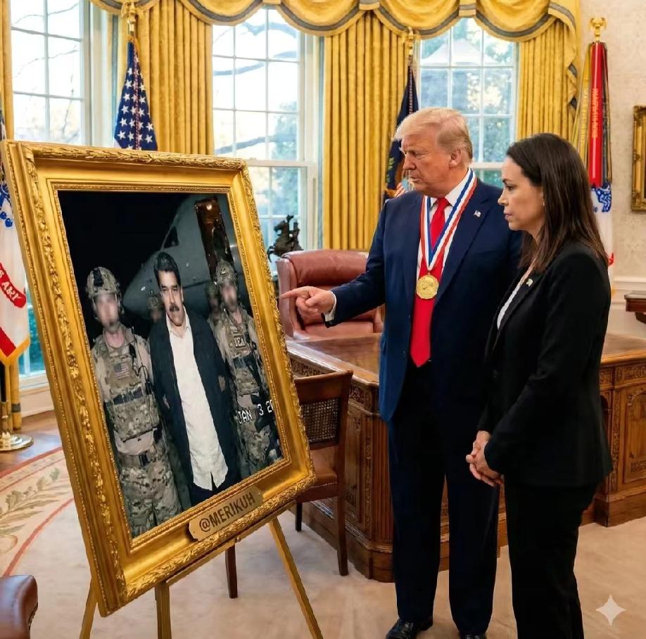 下图世界疯传了，“姐夫”发表评论！昨天，梅德韦杰夫写道:“看到没有？这位好