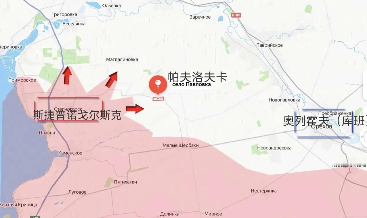 俄军第聂伯集群打出的“斯捷普诺戈尔斯克之花”，现在“花瓣”盛开，朝多个方向扩展。