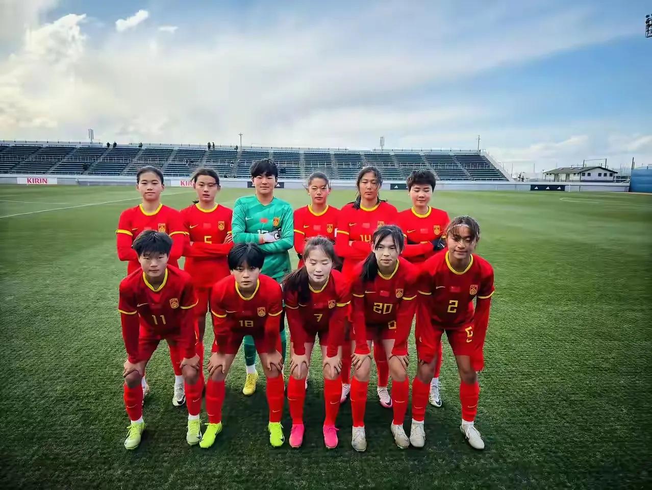 U中国U17女足逆天了，再与日本U17女足的第二场较量中，中国女足1：0战胜日本