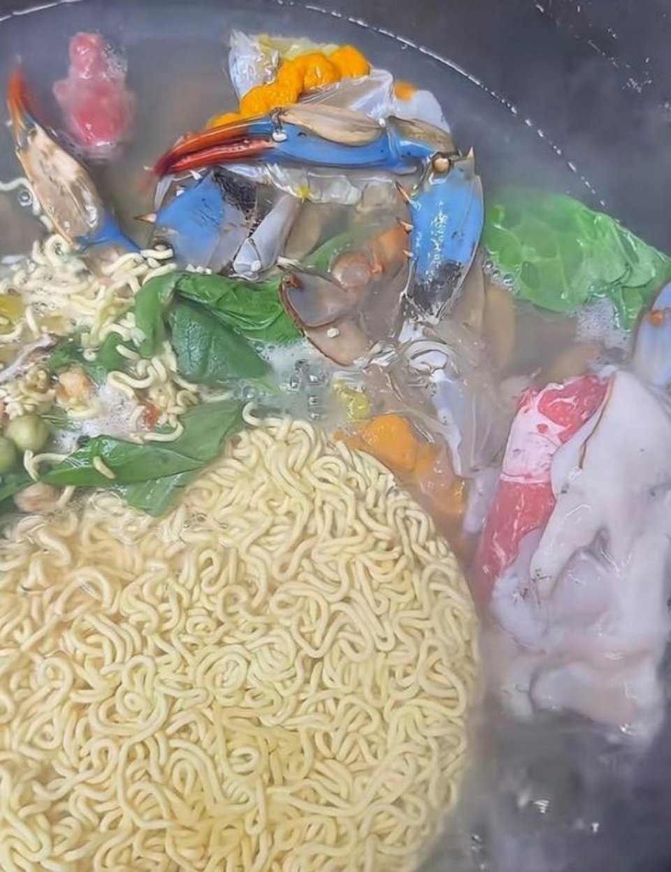 女朋友煮的面条这是真下不去嘴啊