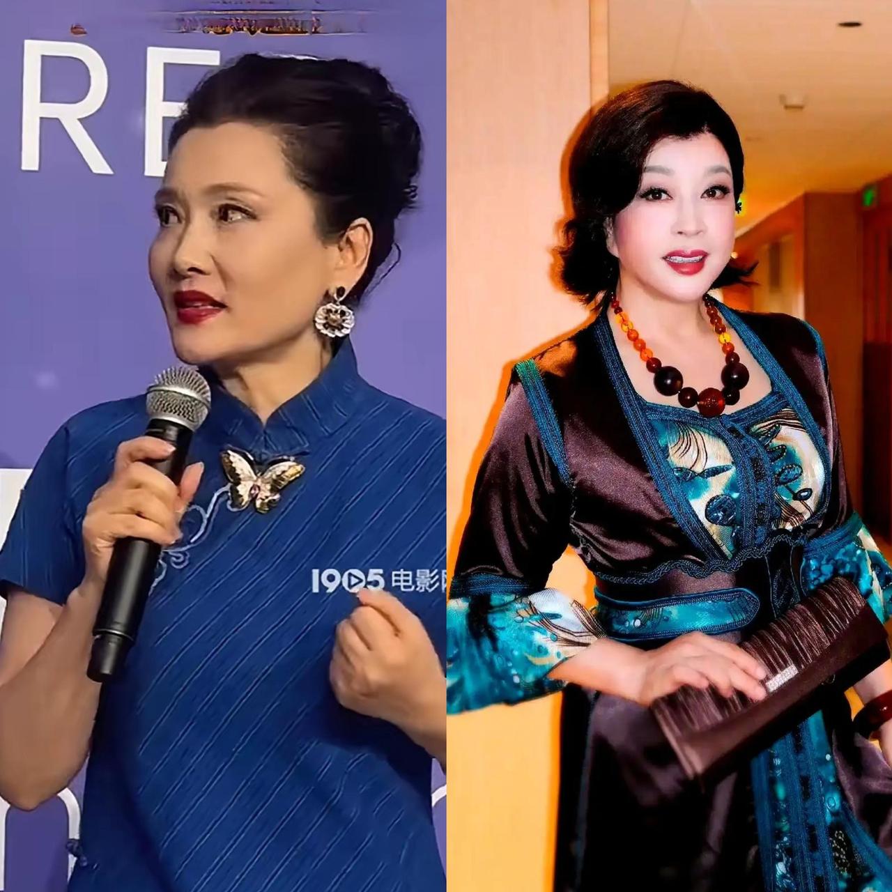 问女同胞们一个问题，可不许撒谎哦！左边何赛飞，右边刘晓庆，选一个做婆婆，你