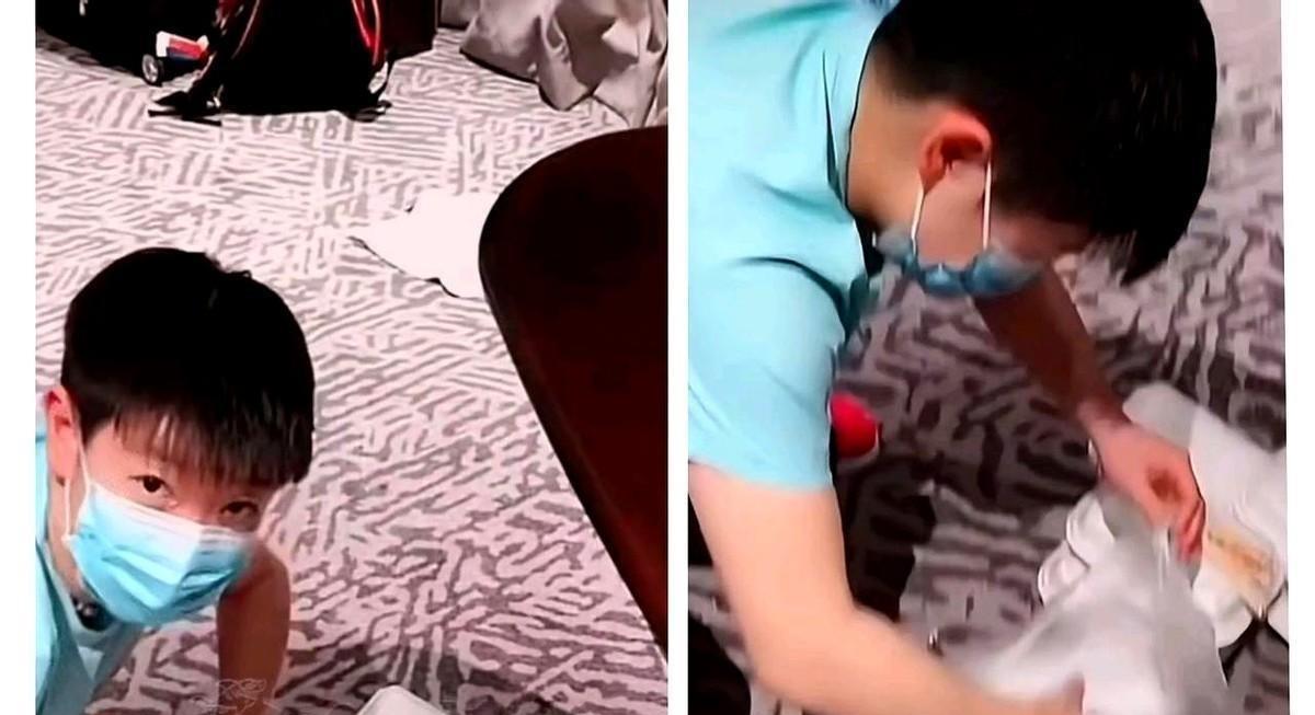 国家队顶流亲自扛盒饭！莎莎拎着几十份外卖健步如飞，队友们集体躺赢好家伙，训练馆