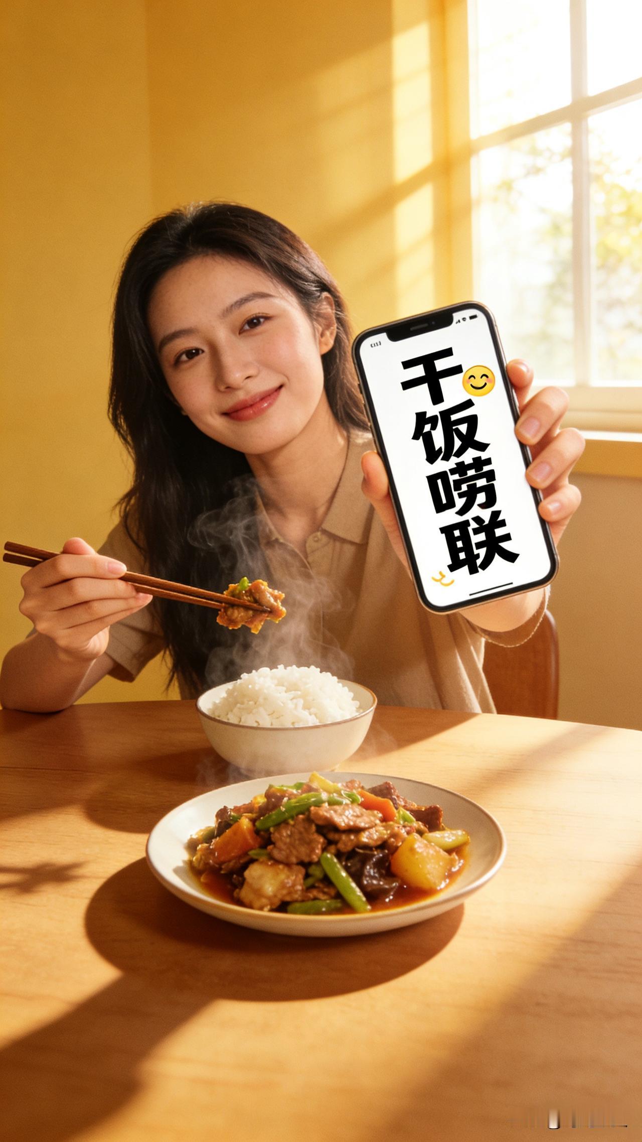 做饭闻着满院饭香，突然就想求个烟火气下联！对上了，咱直接锁定干饭搭子，往后有联一