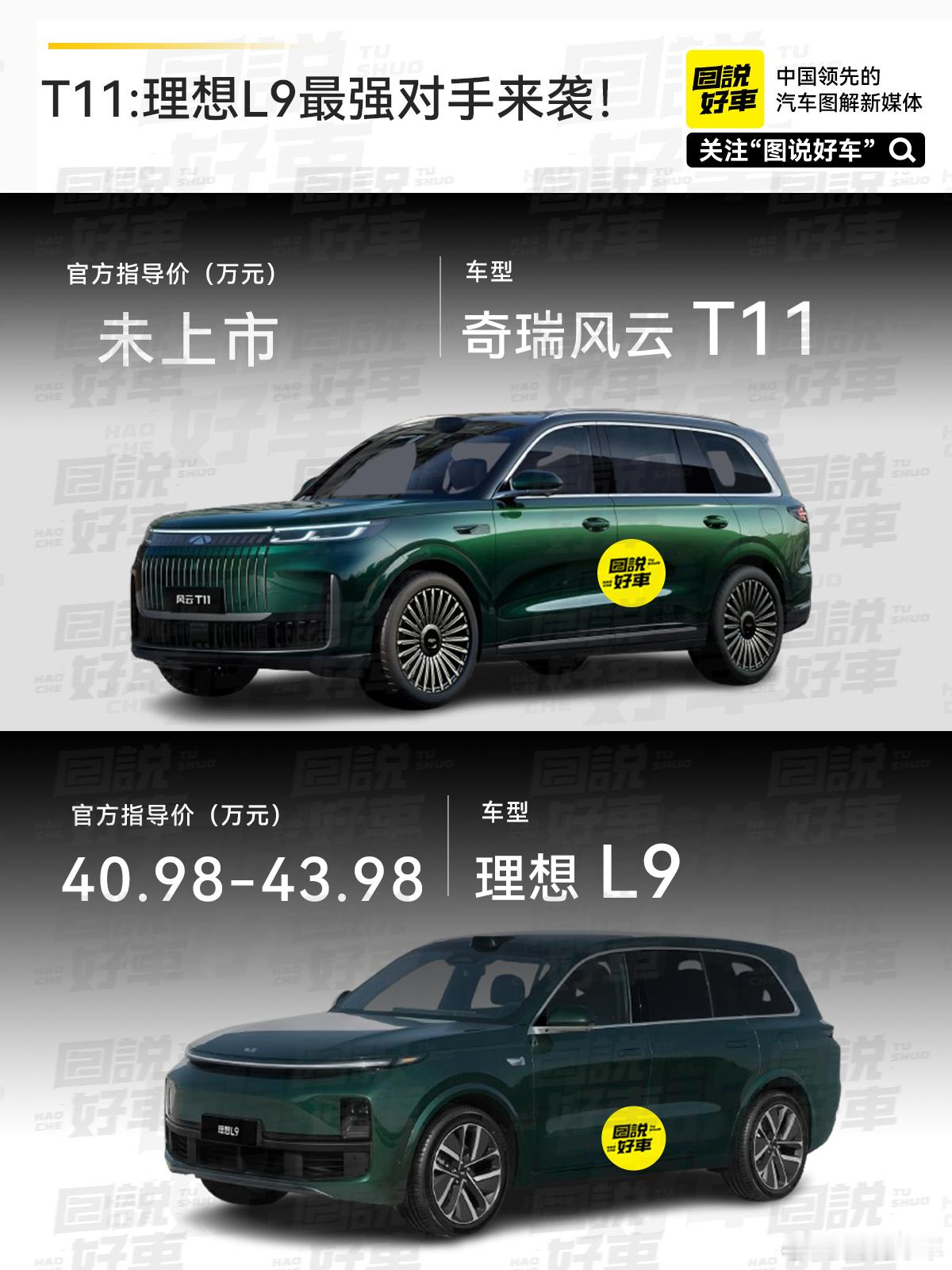 昨天奇瑞风云T11官图发布，作为奇瑞新能源旗舰SUV，定位于大型六座增程式SUV