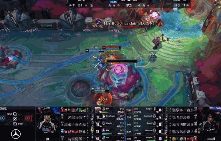 BLG2-1FLY：巨大领先仍惊心动魄，BLG有惊无险拿到赛点上把北川送是纯
