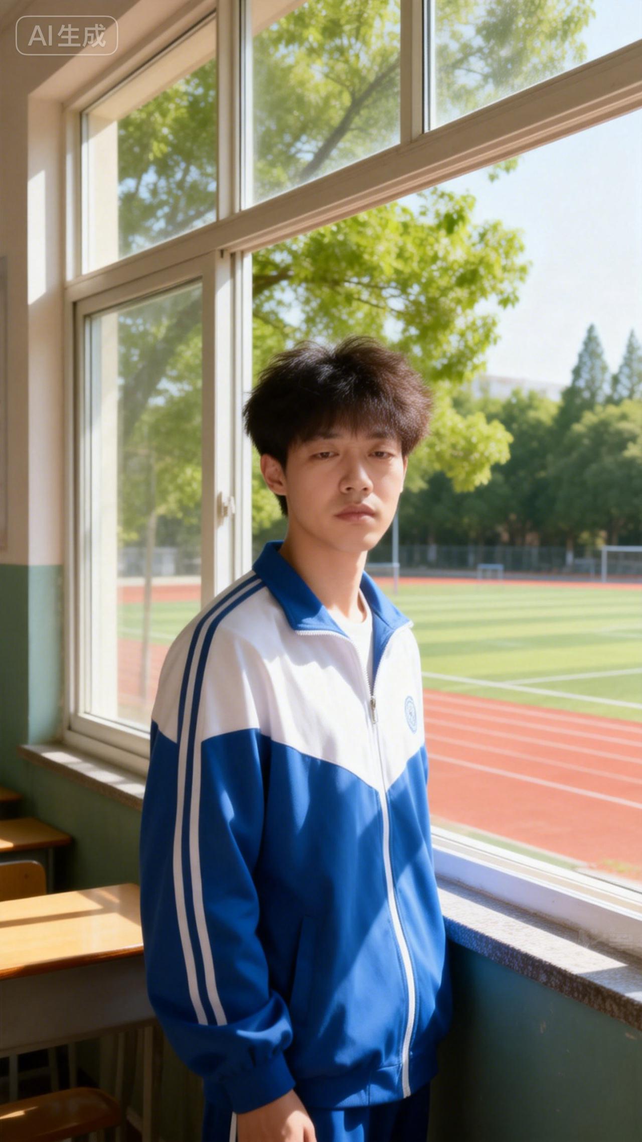 系鞋带时忽然顿住——膝盖竟有些发僵，低头看，指节也悄悄爬上了细纹。抽屉里那条二十