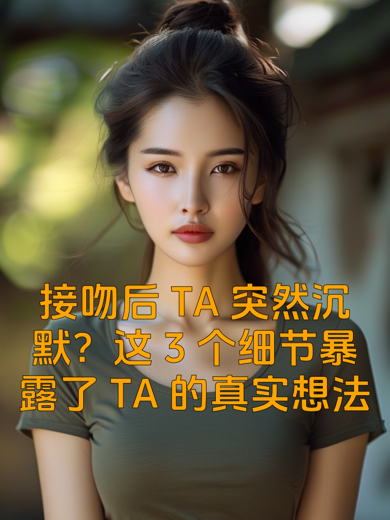 接吻后TA突然沉默？这3个细节暴露了TA的真实想法