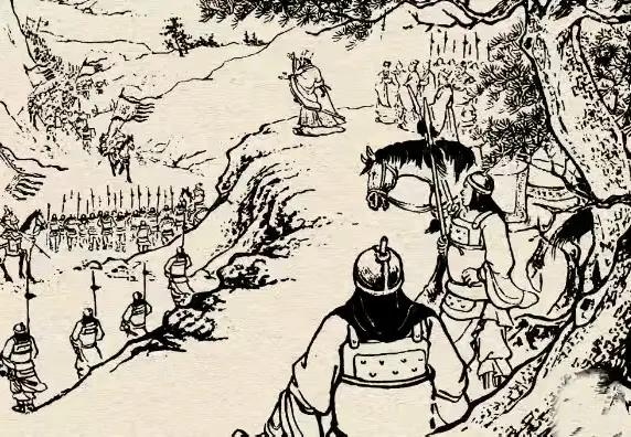 “将军真神人也！”此人看到一员大将带领人马上得山来，乐的脸上都笑开了花...