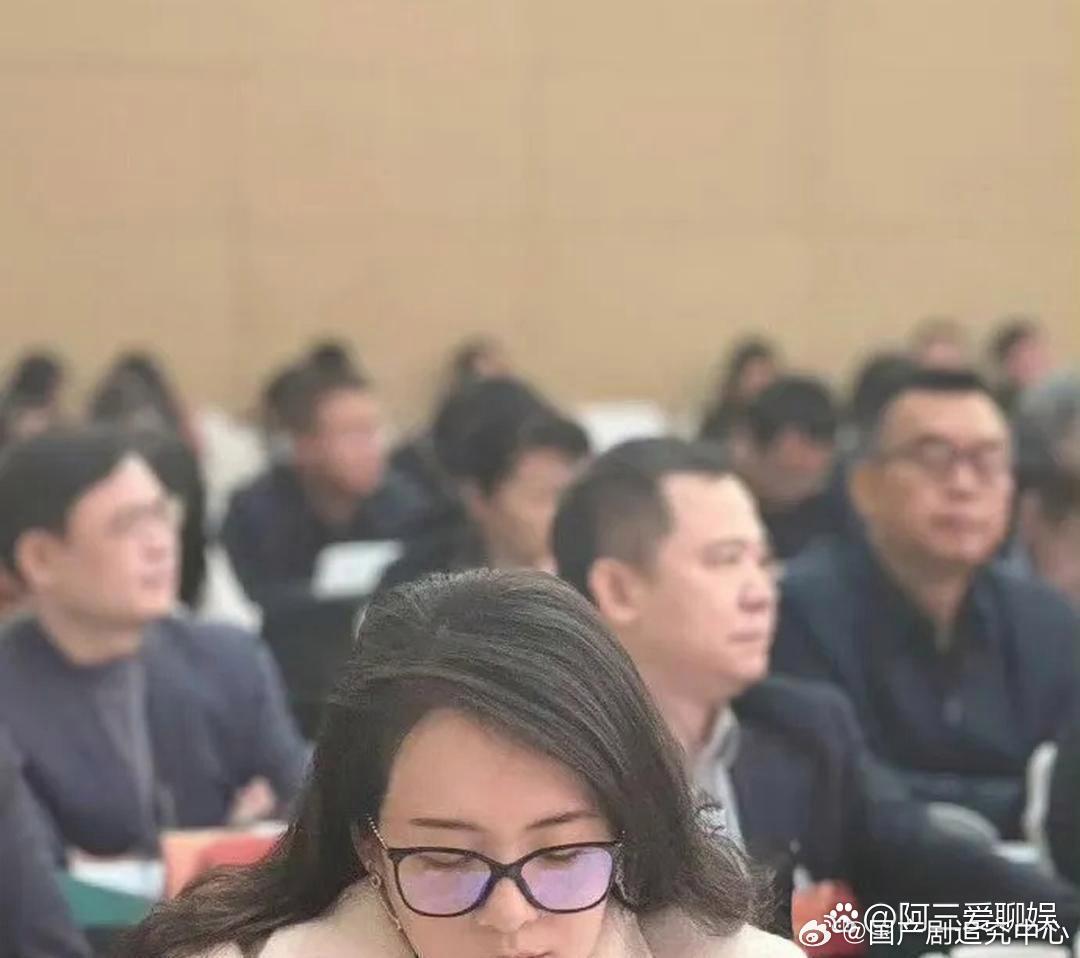 章子怡全国文联会议开会素颜，这波是体制内版女强人。