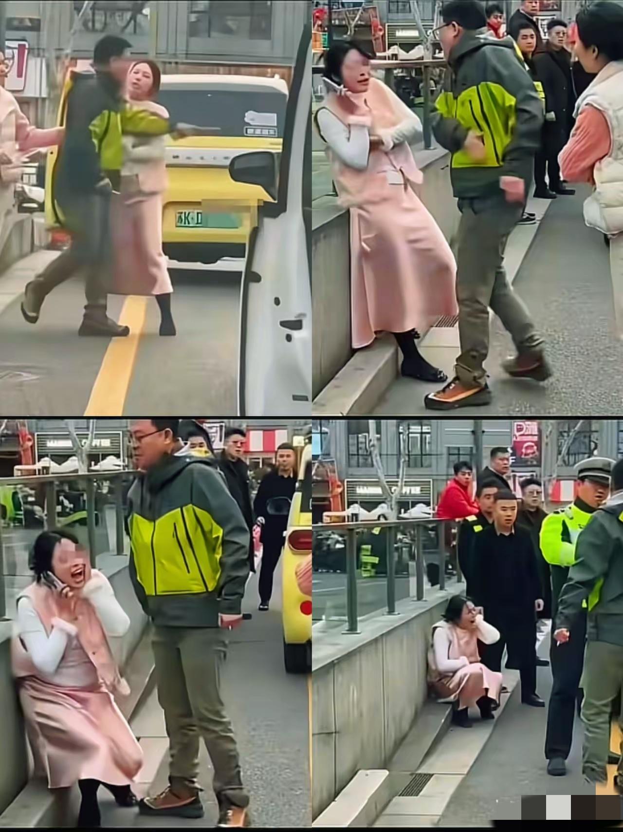 扬州万象汇这场闹剧，看完真的血压直接拉满！晚高峰单行道上，一名女子强行变道