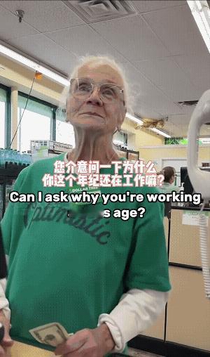 美国75岁老太太出来上班，即便如此，她还面临着要被房东赶出来的窘境。可以说她已