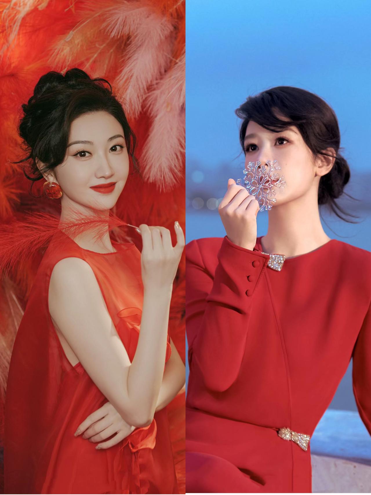 景甜vs杨紫，实话实说你更喜欢哪一个？景甜属于天生的富贵长相，长得很大气亮眼