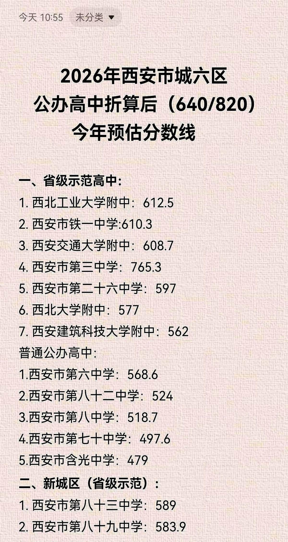 西安的家长群今晚静得可怕。当爹妈的在深夜全都死死盯着手机里的中考预测线。他