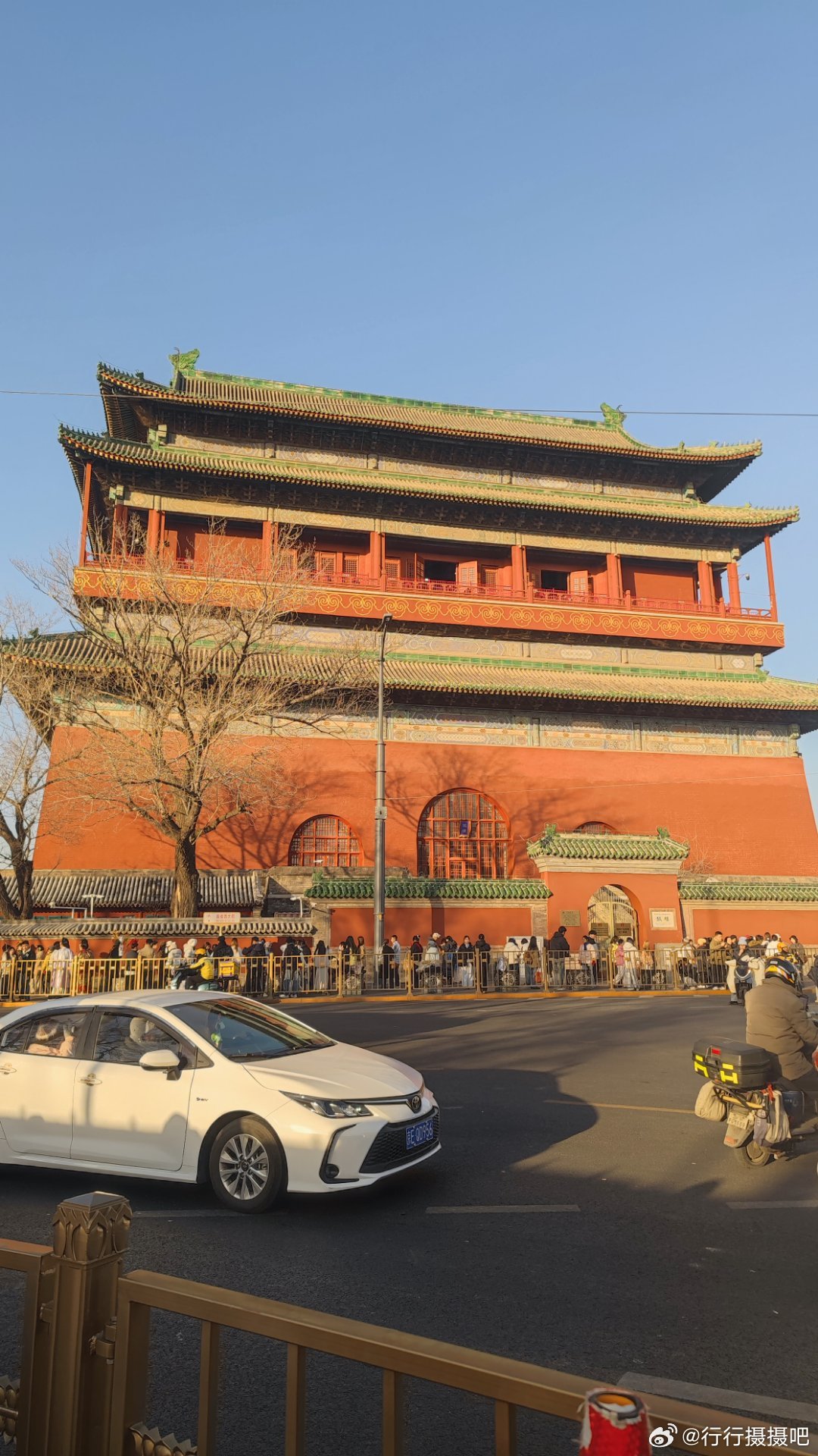 钟鼓楼的冬天摄影