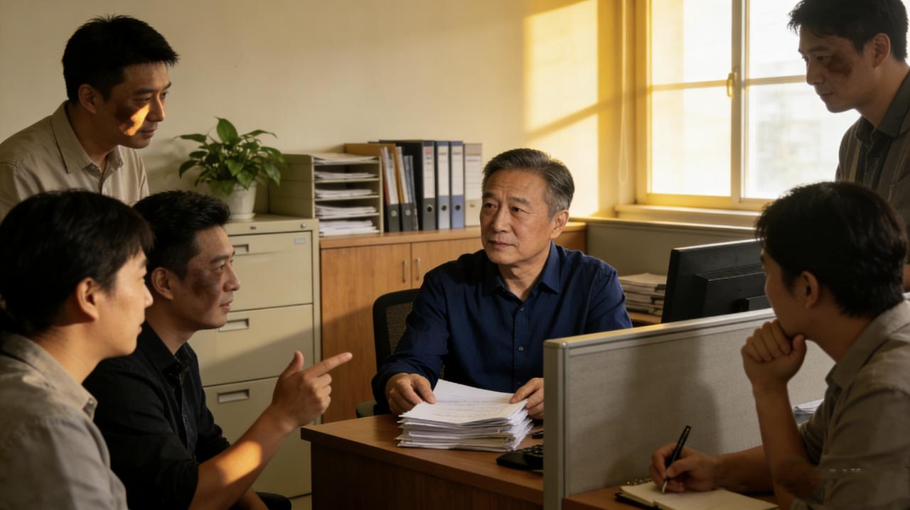 老张在单位勤恳二十年，从不争抢。这次提拔副处，大家都说该他了。结果下来个空降的