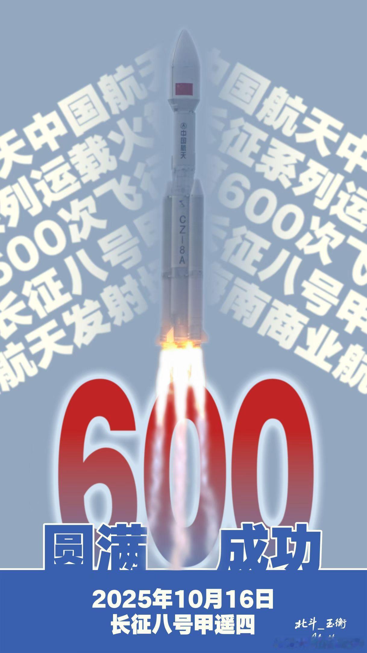 【600！成了！】​热烈庆祝长征系列运载火箭第