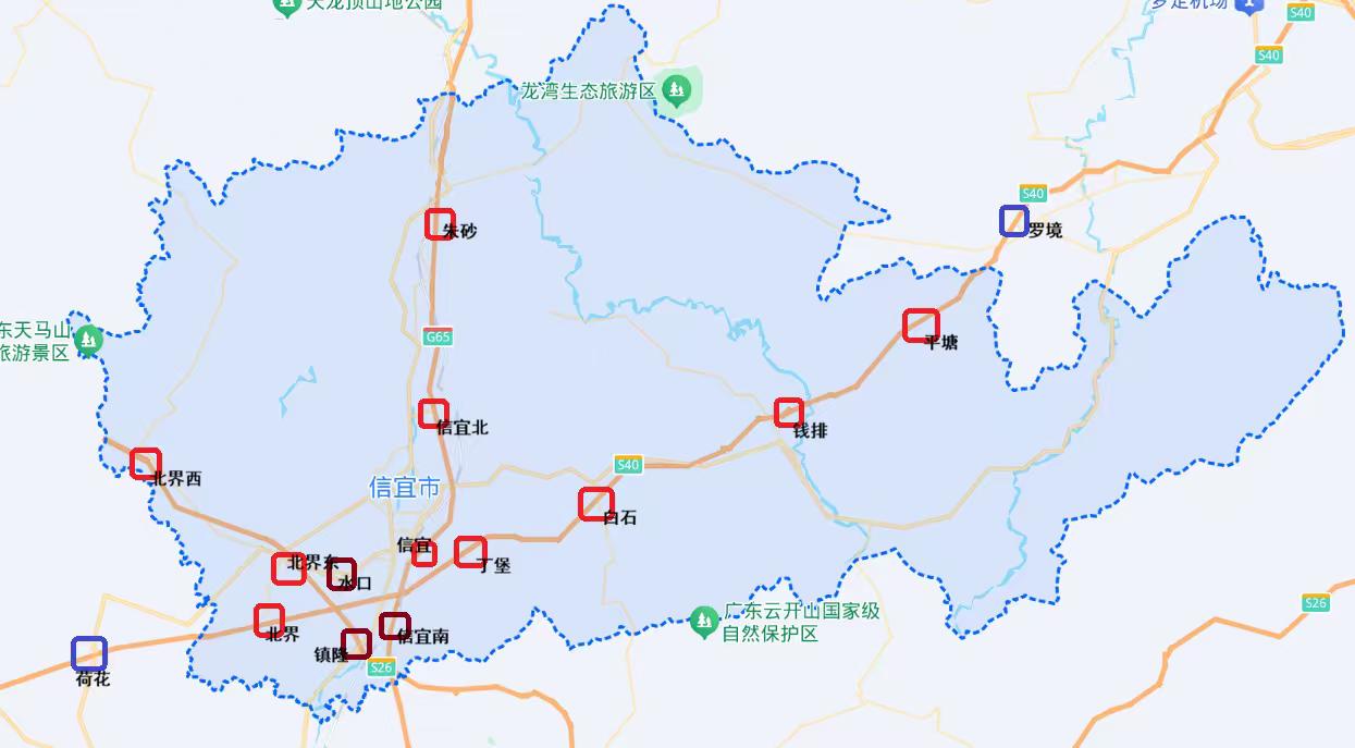 县级高速公路优秀的城市—广东信宜信宜区位交通优势突出，境内高速路