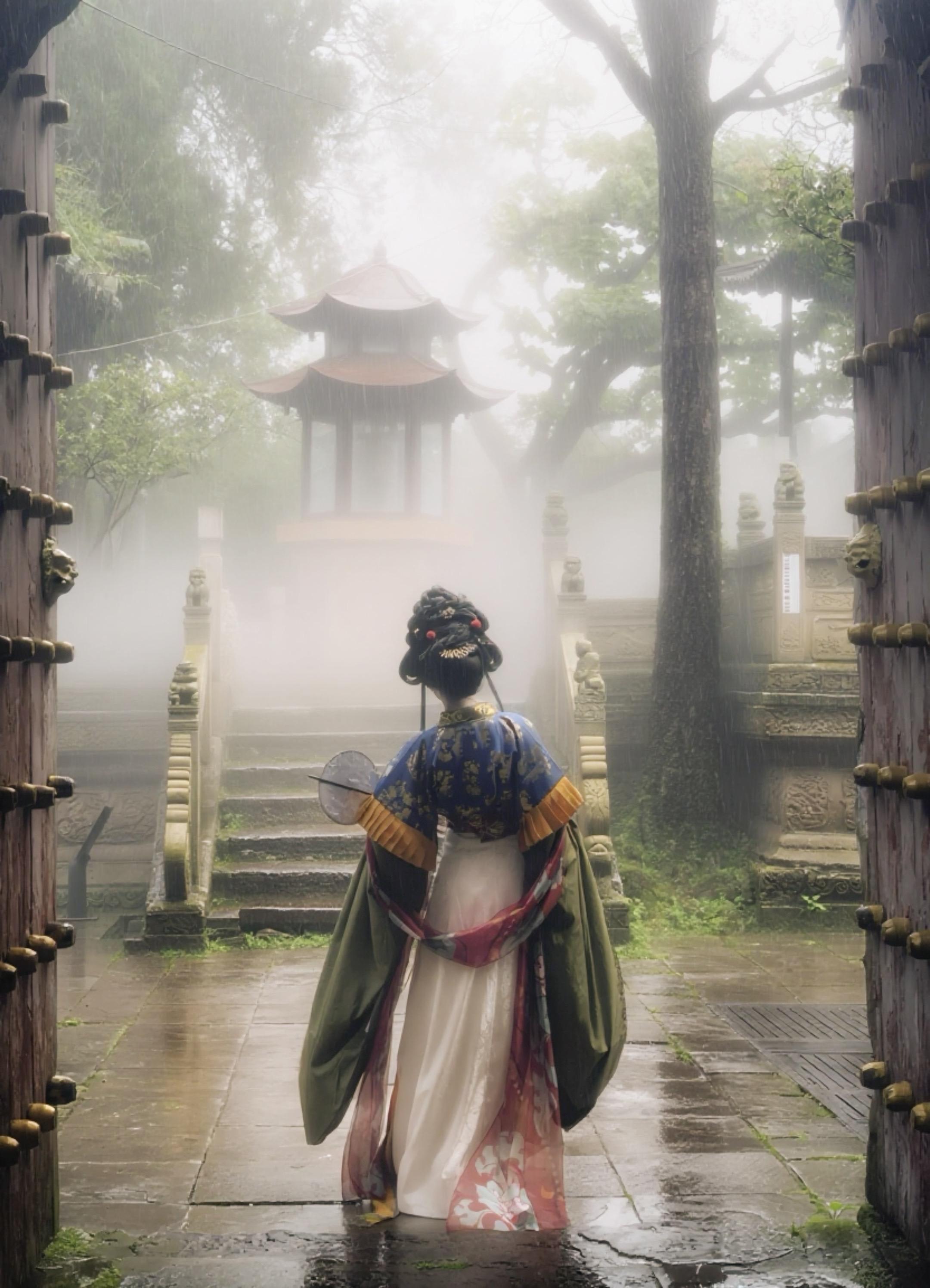 “路边树种因果，结悲欢，结哀乐”
