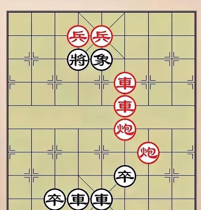这死局确实难搞，我之前也碰到过类似残局。乍一看好像红棋能胜？第一步就是三路炮下去