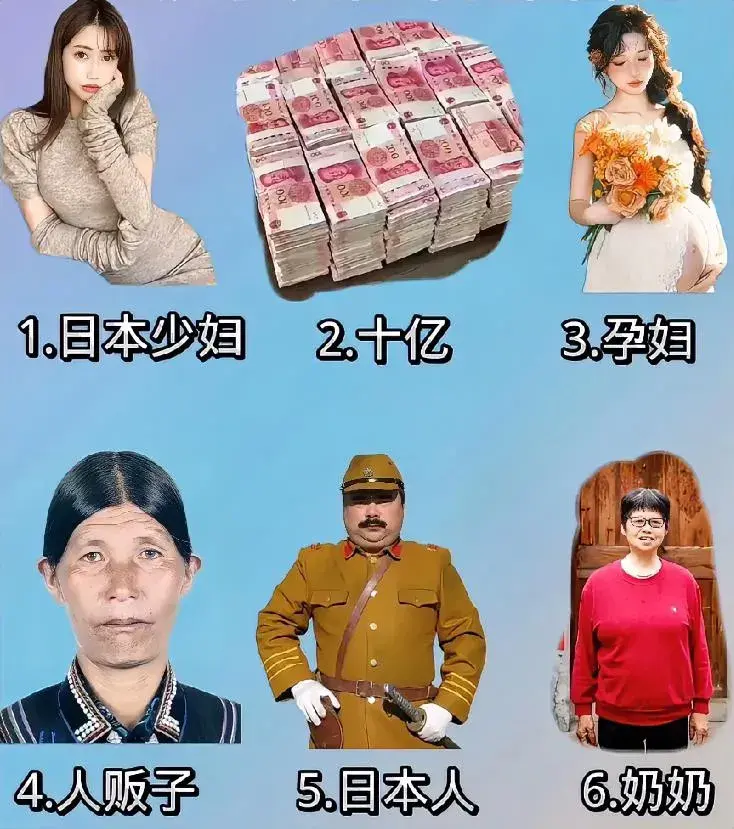 假如突然来台风了，必须立马撤离，图中六项你只能带走四项，你会怎么选？