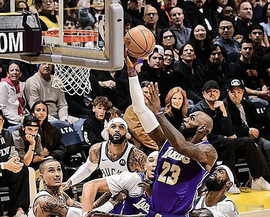 四旬老汉詹姆斯真是带不动这支湖人了！今日雄鹿以105-101战胜湖人。末节比