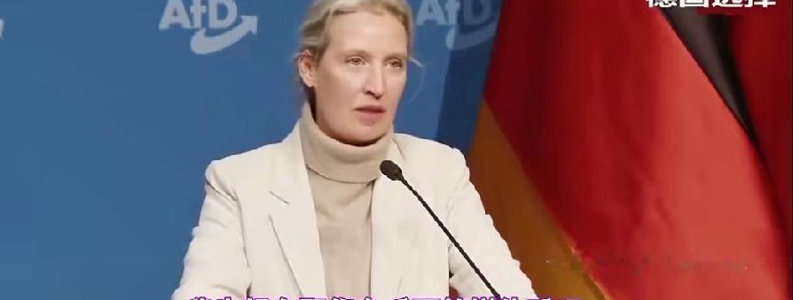 德国选择党主席爱丽丝·魏德尔直接炮轰本国媒体，直言德国如今的社会对立，媒体得负连