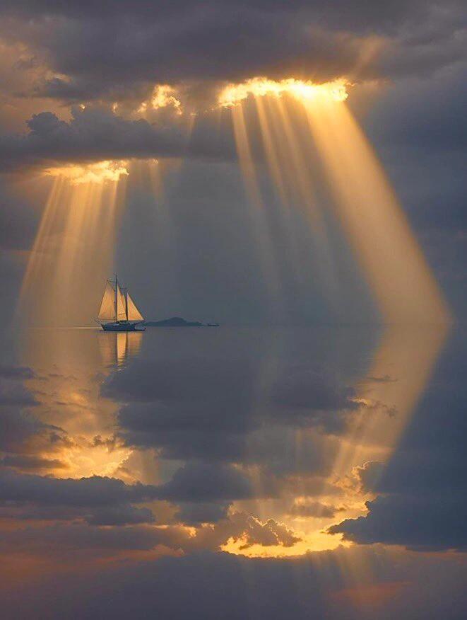 海边日落​