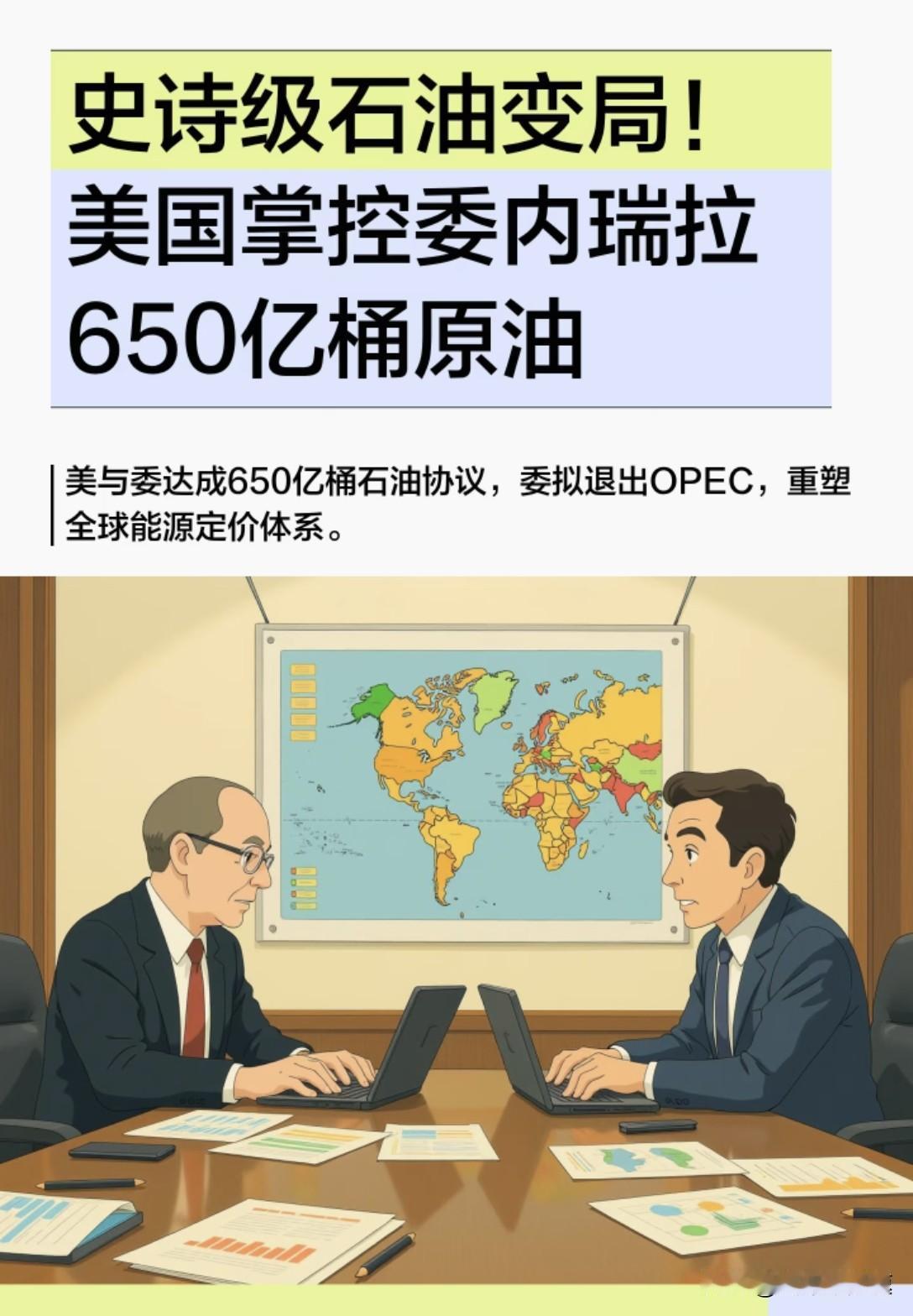 很无耻！大漂亮拿下委内瑞拉650亿桶原油储量，肯定不是是终局，只是开胃菜而已。